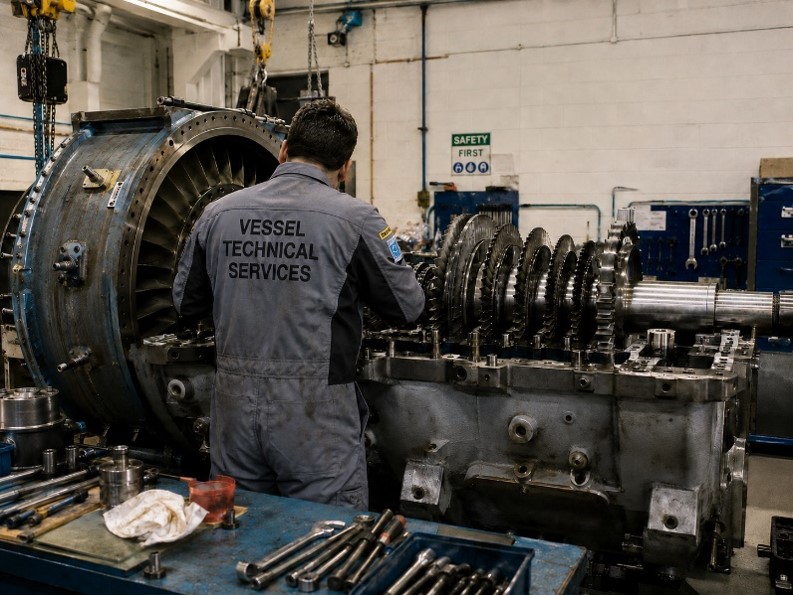 VTS - Vessel Technical Services|Revisione Turbine Motori Marini